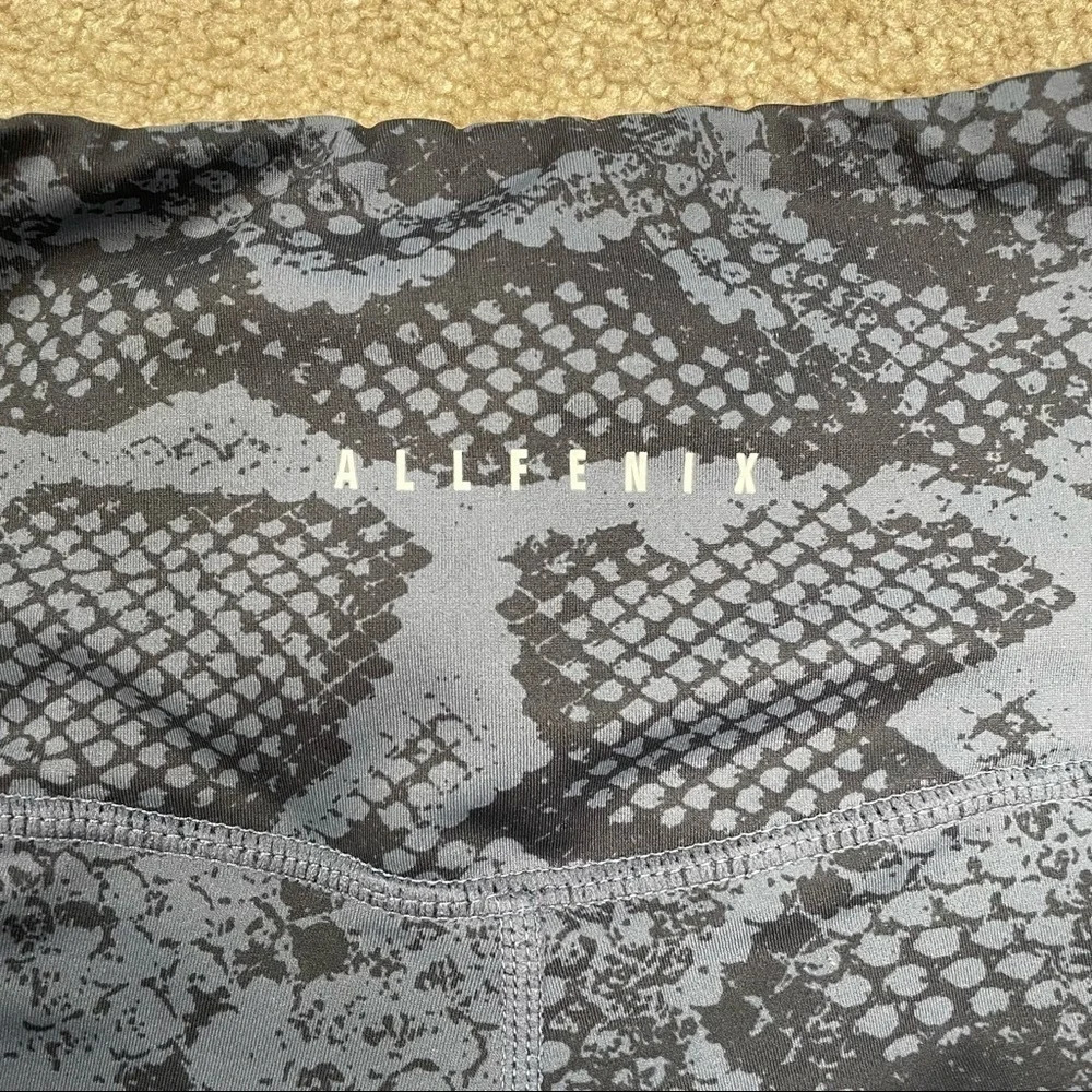 All Fenix Charcoal Python Print Leggings High Ris… - image 6